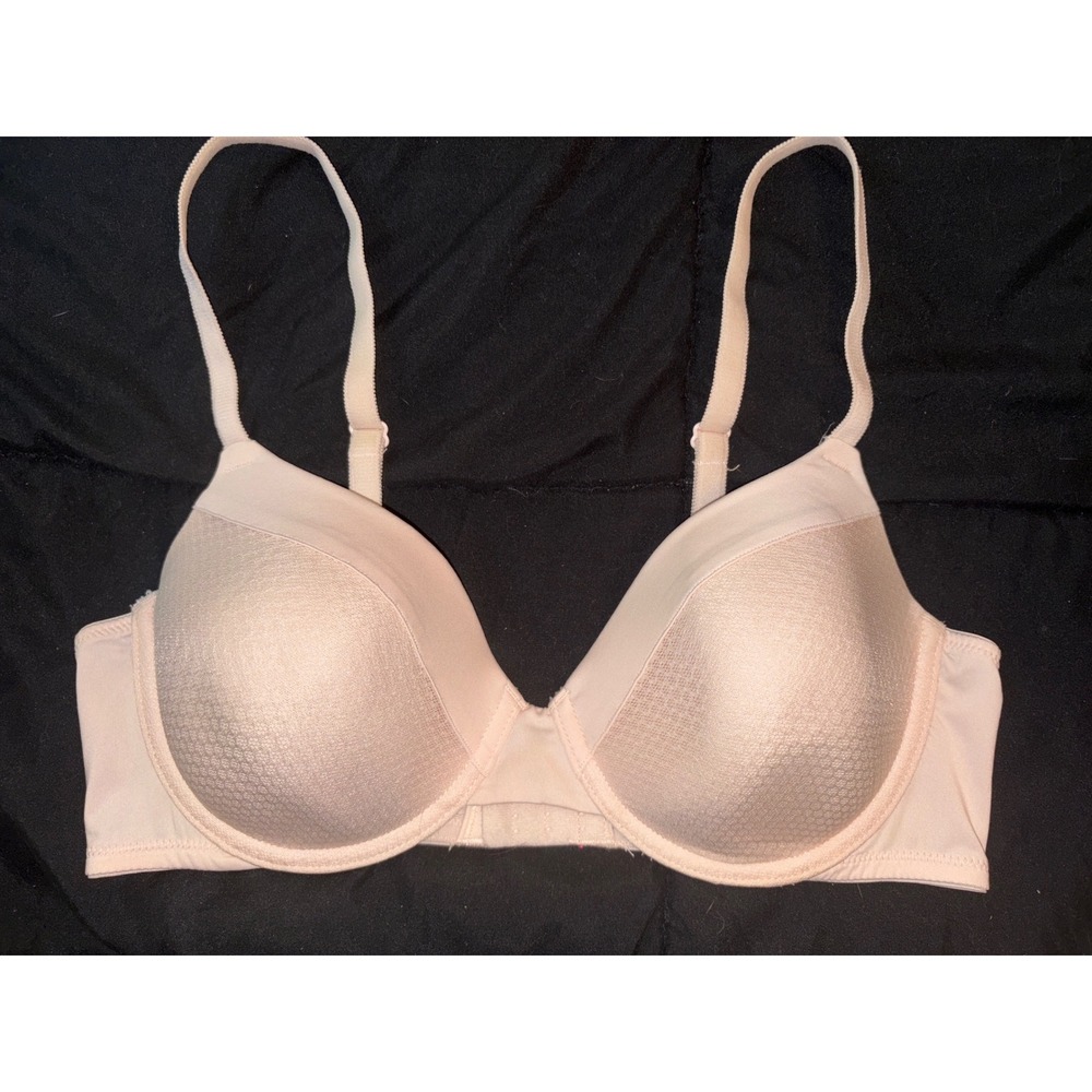 Ellen‎ Tracy Beige Lightly Lined Underwire Full Coverage Bra, 36C